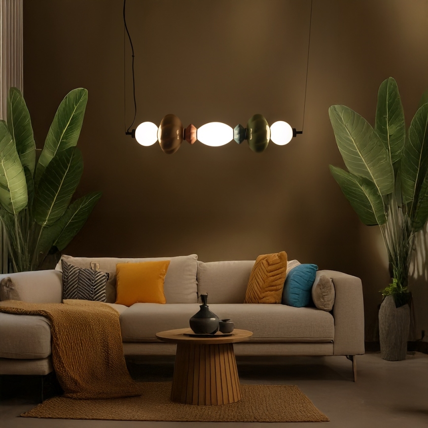 LED Żyrandol na lince ASCOLI LED/24W/230V kolorowy