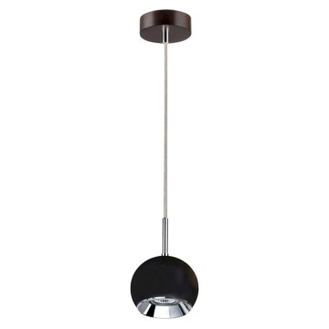 LED Żyrandol na lince BALL WOOD 1xGU10/5W/230V buk
