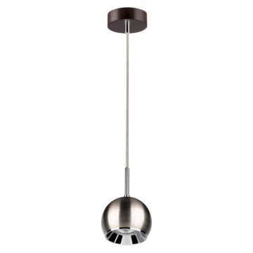 LED Żyrandol na lince BALL WOOD 1xGU10/5W/230V matowy buk