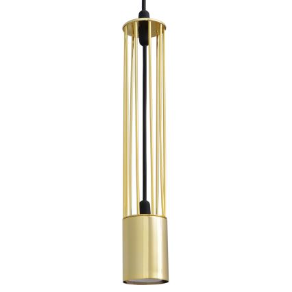 LED Żyrandol na lince BARS 1xGU10/4,8W/230V złoty