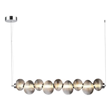 LED Żyrandol na lince BOLLA LED/32W/230V chrom błyszczący/dymny