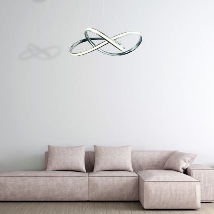 LED Żyrandol na lince CAPPIO LED/36W/230V chrom błyszczący