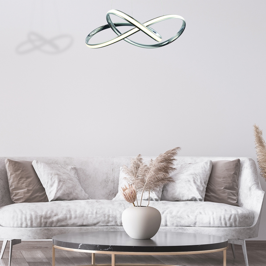 LED Żyrandol na lince CAPPIO LED/36W/230V chrom błyszczący