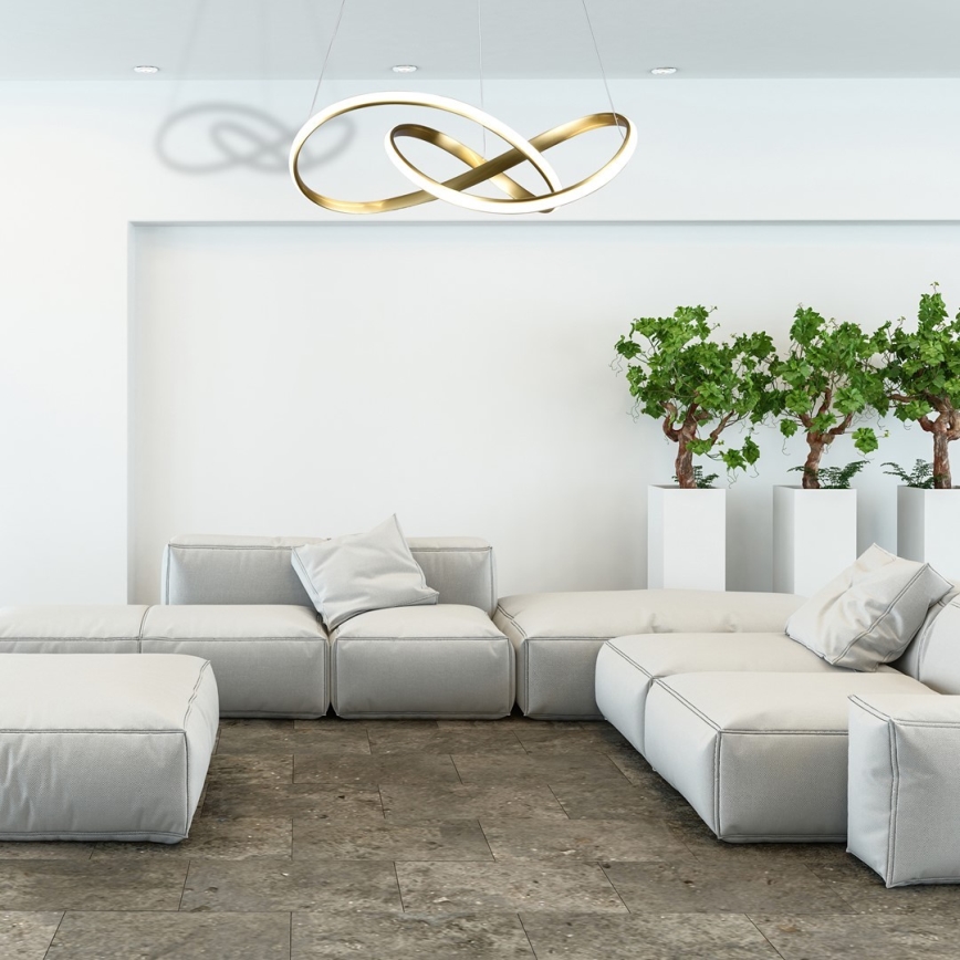 LED Żyrandol na lince CAPPIO LED/36W/230V złoty