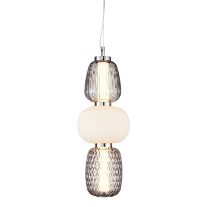 LED Żyrandol na lince CARO LED/28W/230V chrom błyszczący