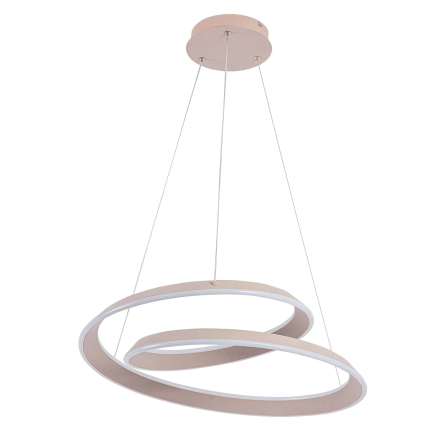 LED Żyrandol na lince CASHMERE LED/75W/230V, śr. 60 cm, beżowy