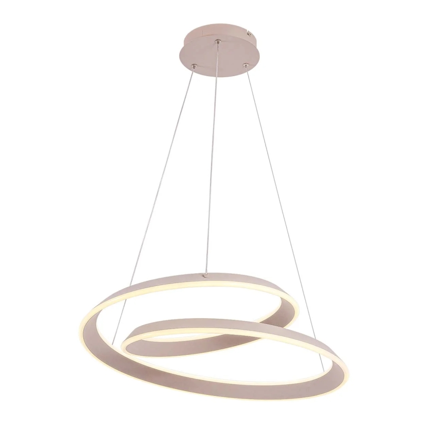 LED Żyrandol na lince CASHMERE LED/75W/230V, śr. 60 cm, beżowy