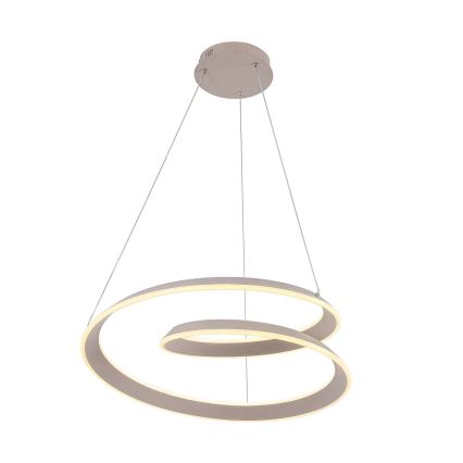 LED Żyrandol na lince CASHMERE LED/75W/230V, śr. 60 cm, beżowy