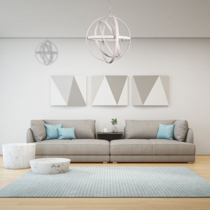 LED żyrandol na lince COPERNICUS LED/260W/230V biały