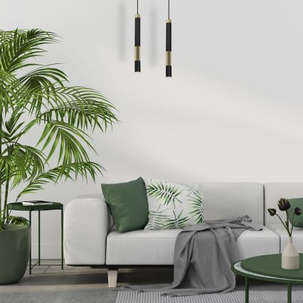 LED Żyrandol na lince DALLAS 1xGU10/3W/230V