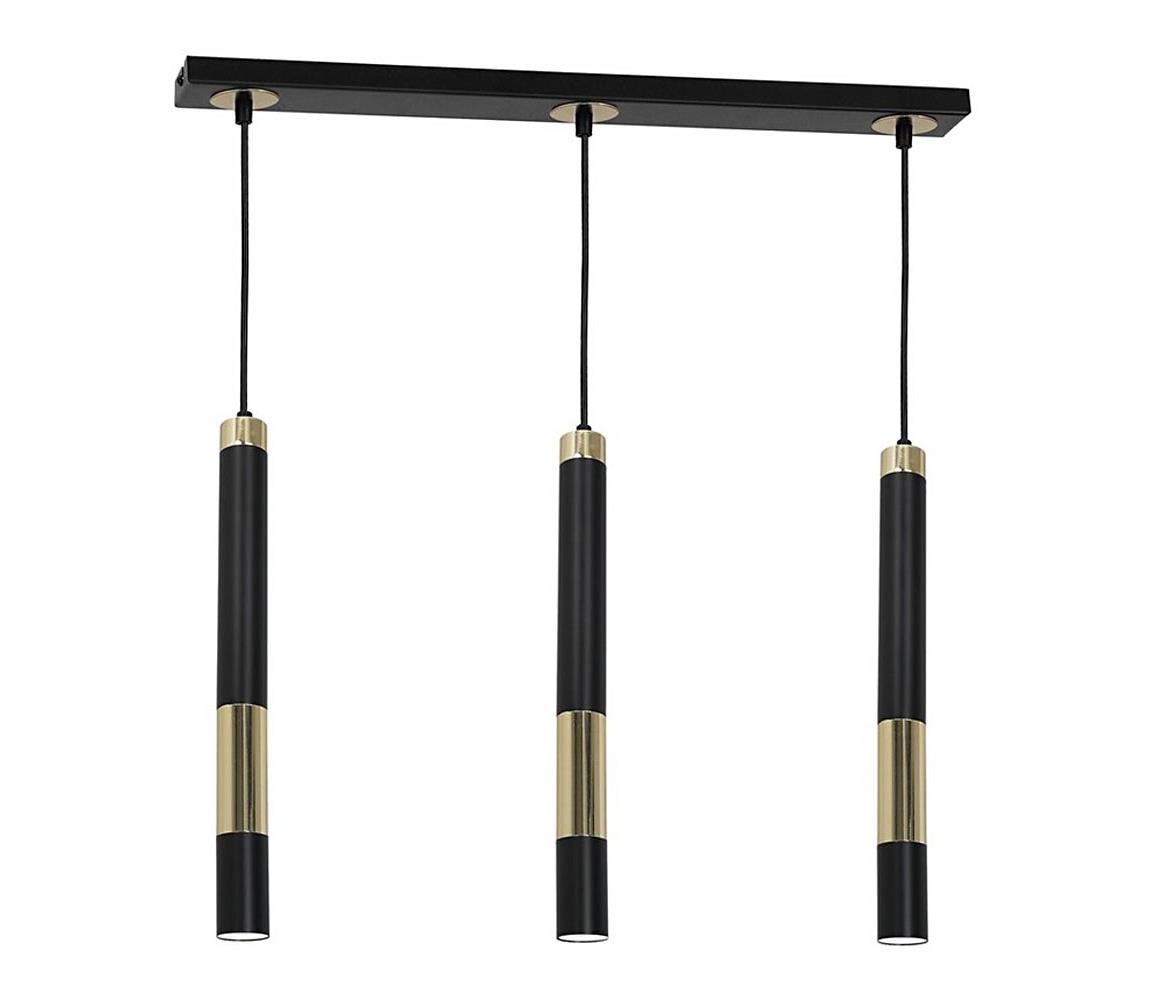 LED Żyrandol na lince DALLAS 3xGU10/3W/230V