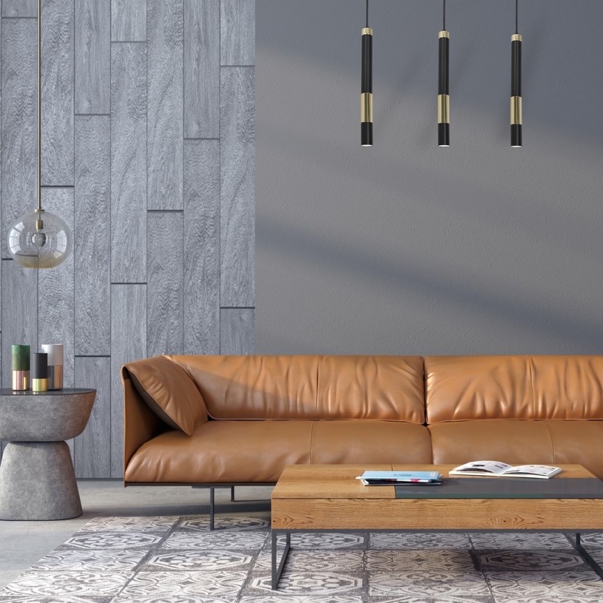 LED Żyrandol na lince DALLAS 3xGU10/3W/230V