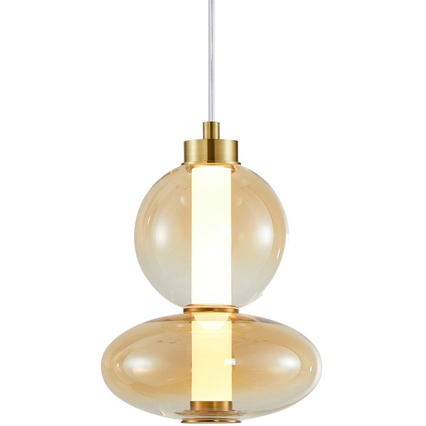 LED Żyrandol na lince DAPHNE LED/12W/230V złoty