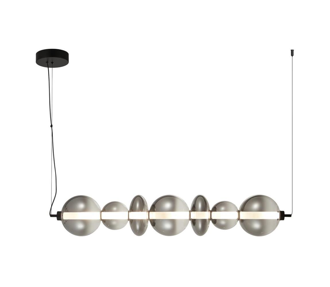 LED Żyrandol na lince DAPHNE LED/40W/230V szary