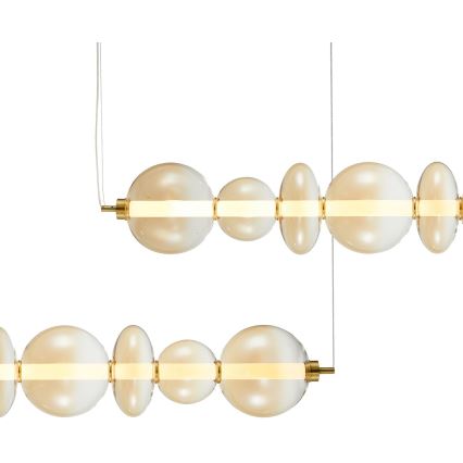 LED Żyrandol na lince DAPHNE LED/40W/230V złoty