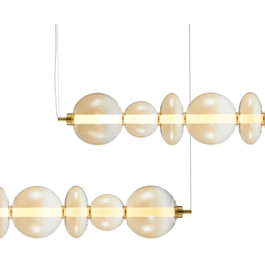 LED Żyrandol na lince DAPHNE LED/40W/230V złoty