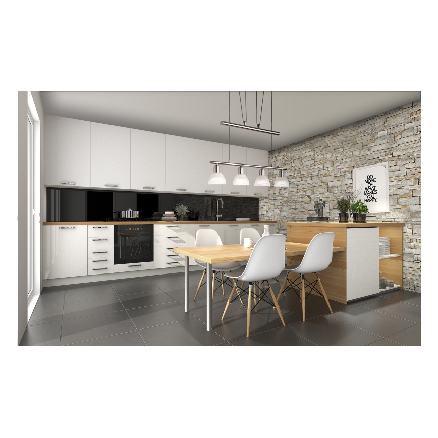 LED Żyrandol na lince DAYTONA 4xE14/5W/230V 3000K chrom błyszczący