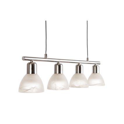 LED Żyrandol na lince DAYTONA 4xE14/5W/230V 3000K chrom błyszczący