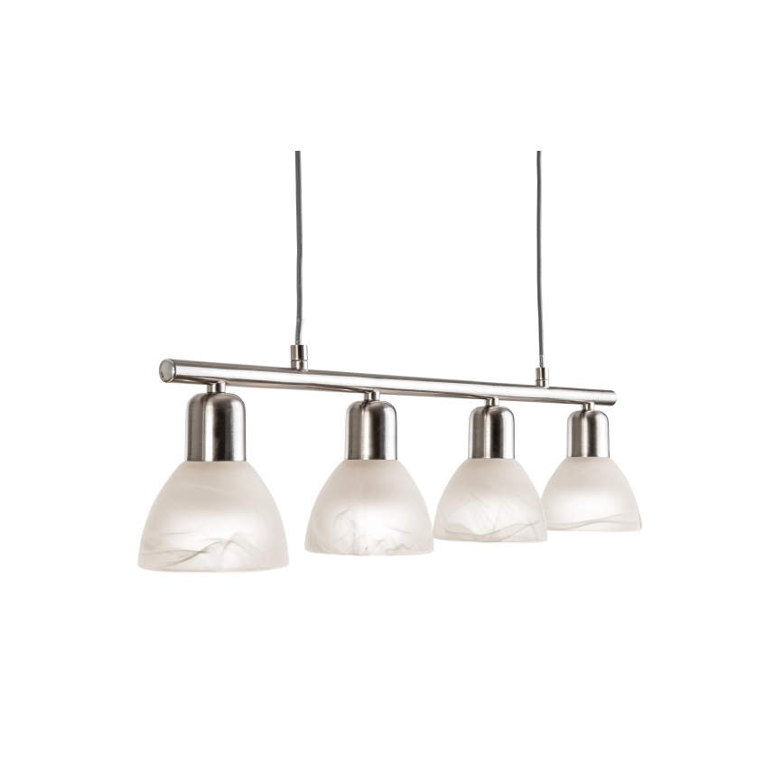 LED Żyrandol na lince DAYTONA 4xE14/5W/230V 3000K chrom błyszczący