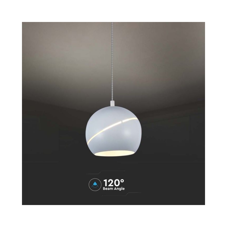 LED Żyrandol na lince dotykowy LED/8,5W/230V 3000K biały