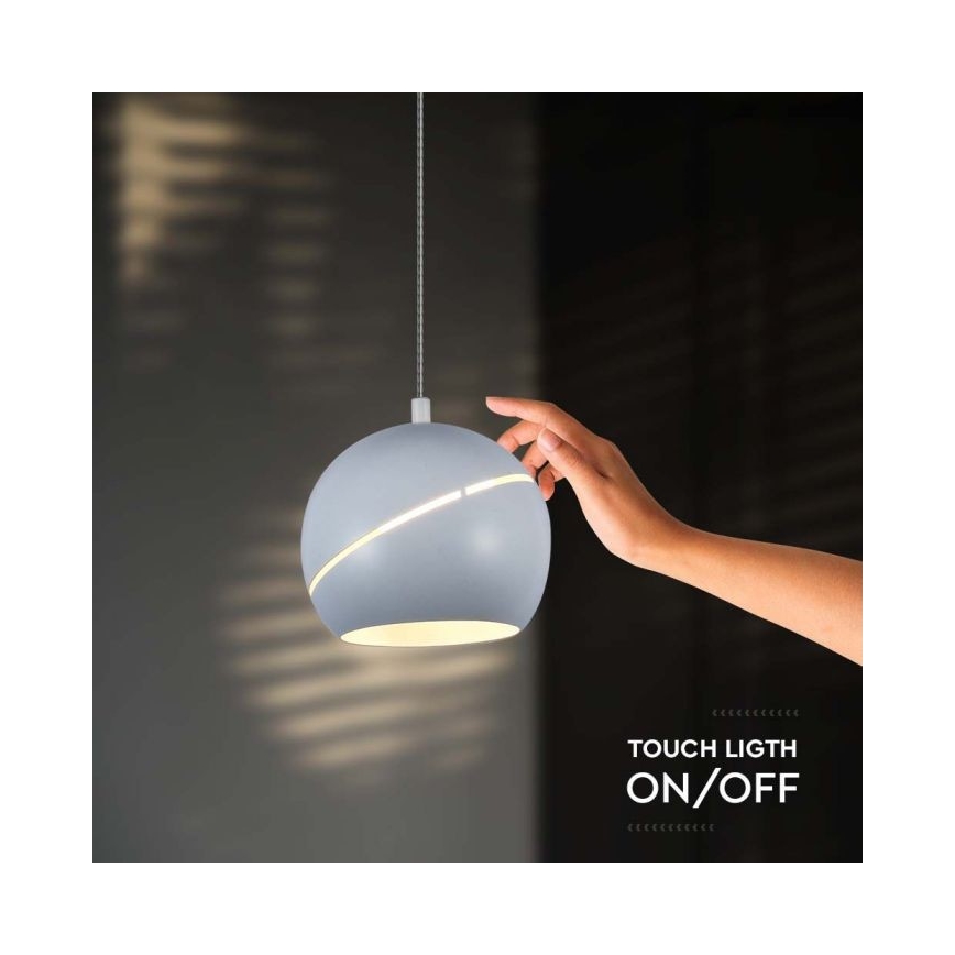 LED Żyrandol na lince dotykowy LED/8,5W/230V 3000K biały
