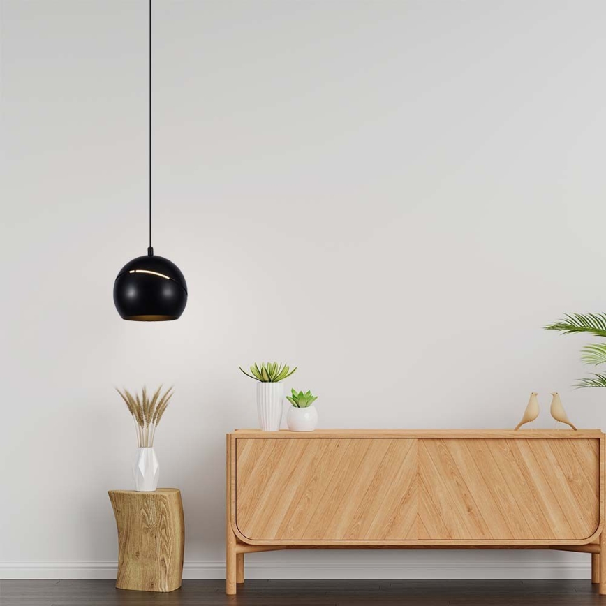 LED Żyrandol na lince dotykowy LED/8,5W/230V 3000K czarny
