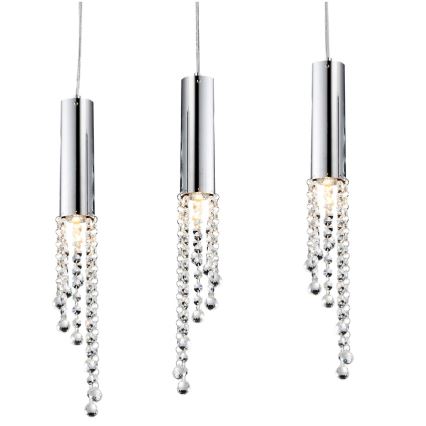 LED Żyrandol na lince DUERO 3xLED/3W/230V