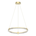 LED Żyrandol na lince ELEGANCE LED/36W/230V śr. 60 cm złoty