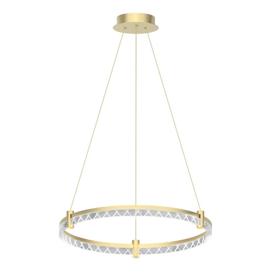 LED Żyrandol na lince ELEGANCE LED/36W/230V śr. 60 cm złoty