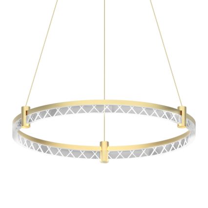 LED Żyrandol na lince ELEGANCE LED/36W/230V śr. 60 cm złoty
