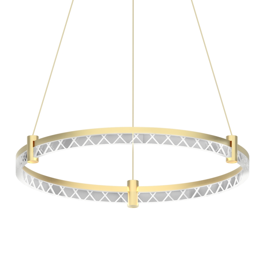 LED Żyrandol na lince ELEGANCE LED/36W/230V śr. 60 cm złoty