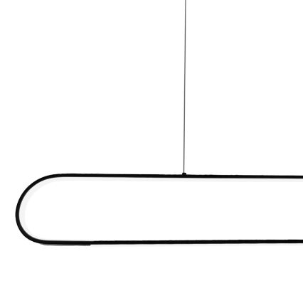LED Żyrandol na lince FRAME LED/42W/230V czarny