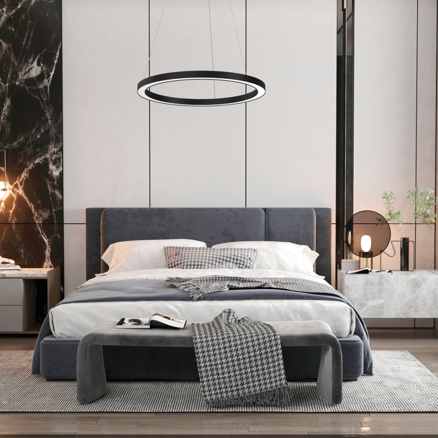 LED Żyrandol na lince GALAXIA LED/26W/230V czarny