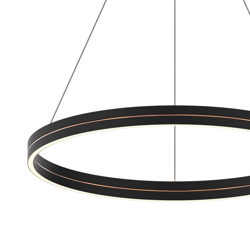 LED Żyrandol na lince GRAVITY LED/36W/230V czarny