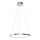 LED Żyrandol na lince HOOP LED/27W/230V śr. 50 cm 4000K chrom błyszczący