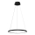 LED Żyrandol na lince HOOP LED/27W/230V śr. 50 cm 4000K czarny