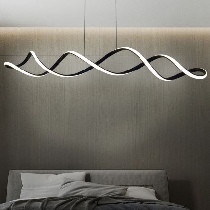LED Żyrandol na lince INFINITO LED/43W/230V czarny