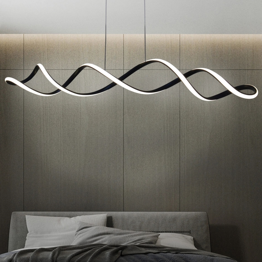 LED Żyrandol na lince INFINITO LED/43W/230V czarny