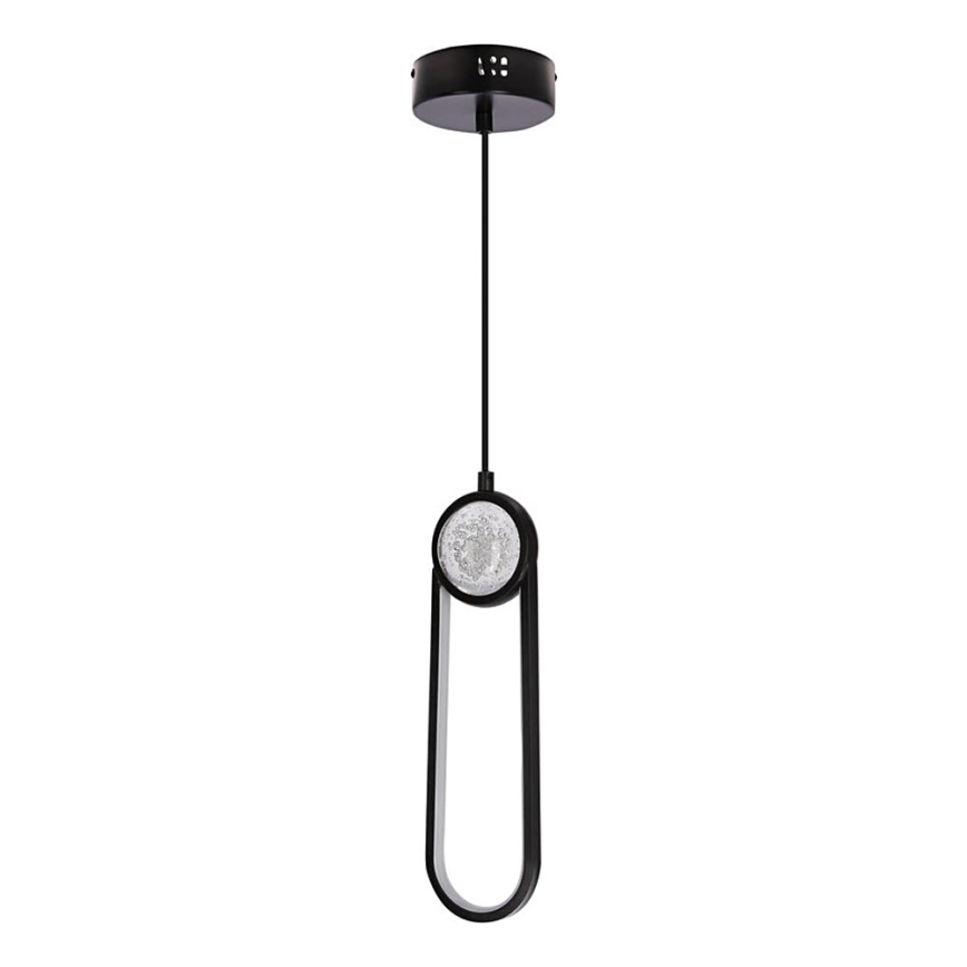 LED Żyrandol na lince LACRIMA LED/15W/230V 3000K czarny