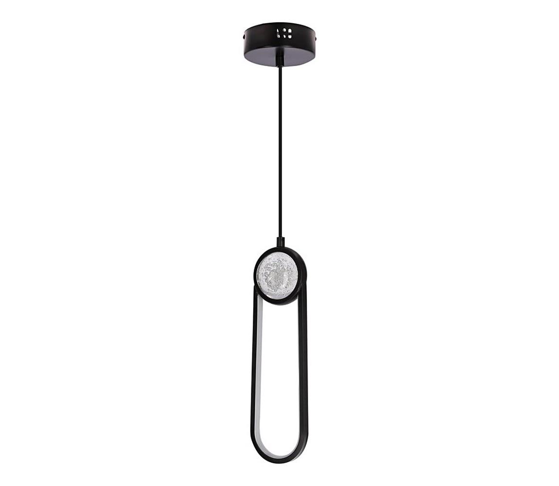 LED Żyrandol na lince LACRIMA LED/15W/230V 3000K czarny