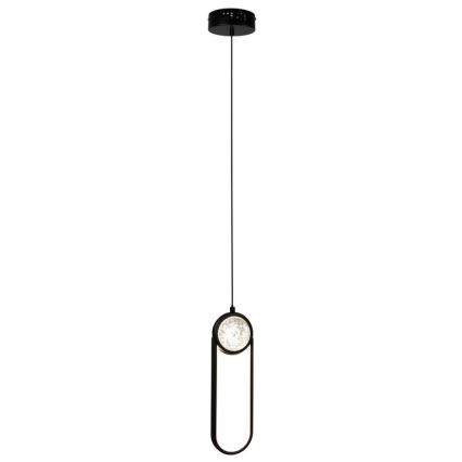 LED Żyrandol na lince LACRIMA LED/15W/230V 3000K czarny