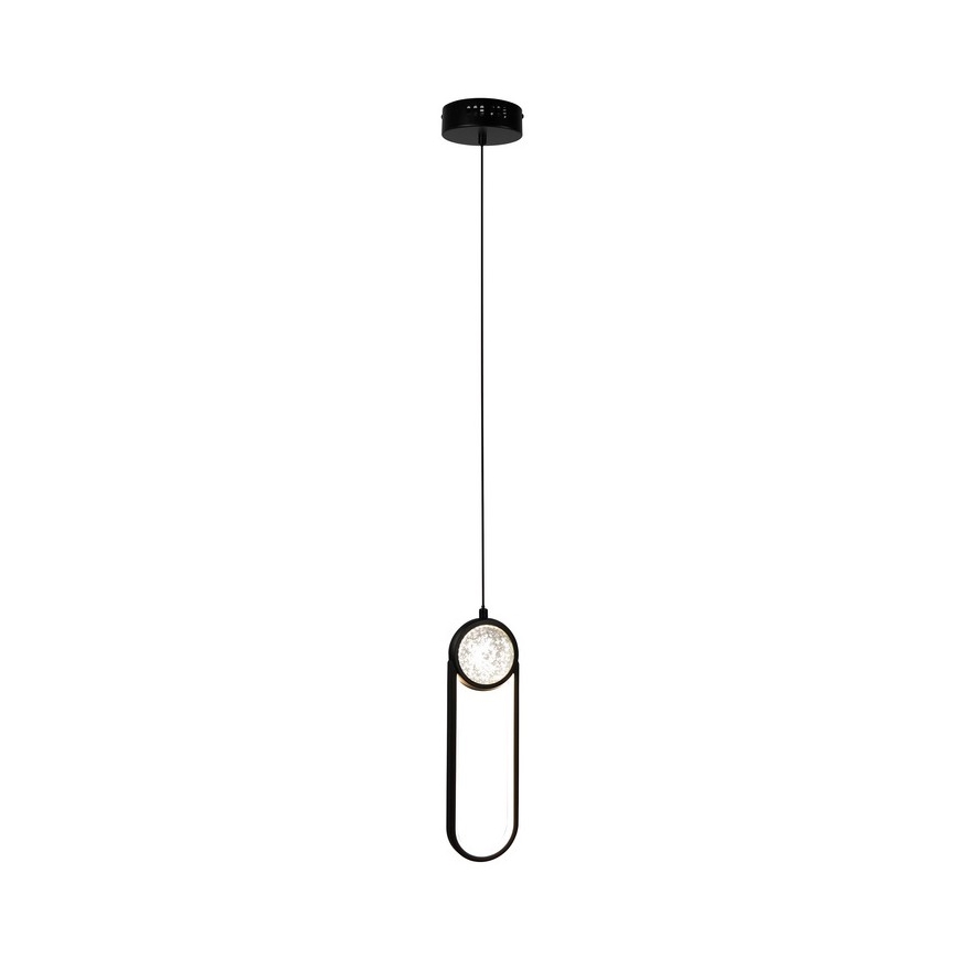 LED Żyrandol na lince LACRIMA LED/15W/230V 3000K czarny