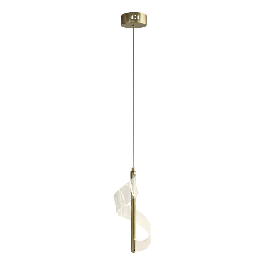 LED Żyrandol na lince LARGO LED/10W/230V złoty