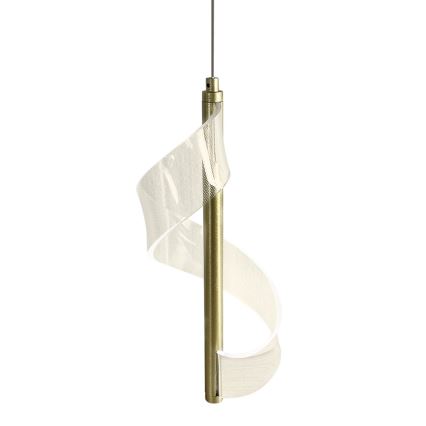 LED Żyrandol na lince LARGO LED/10W/230V złoty
