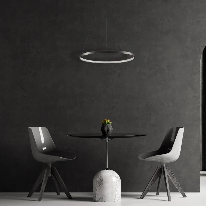 LED Żyrandol na lince LEA LED/20W/230V 4000K śr. 50 cm czarny