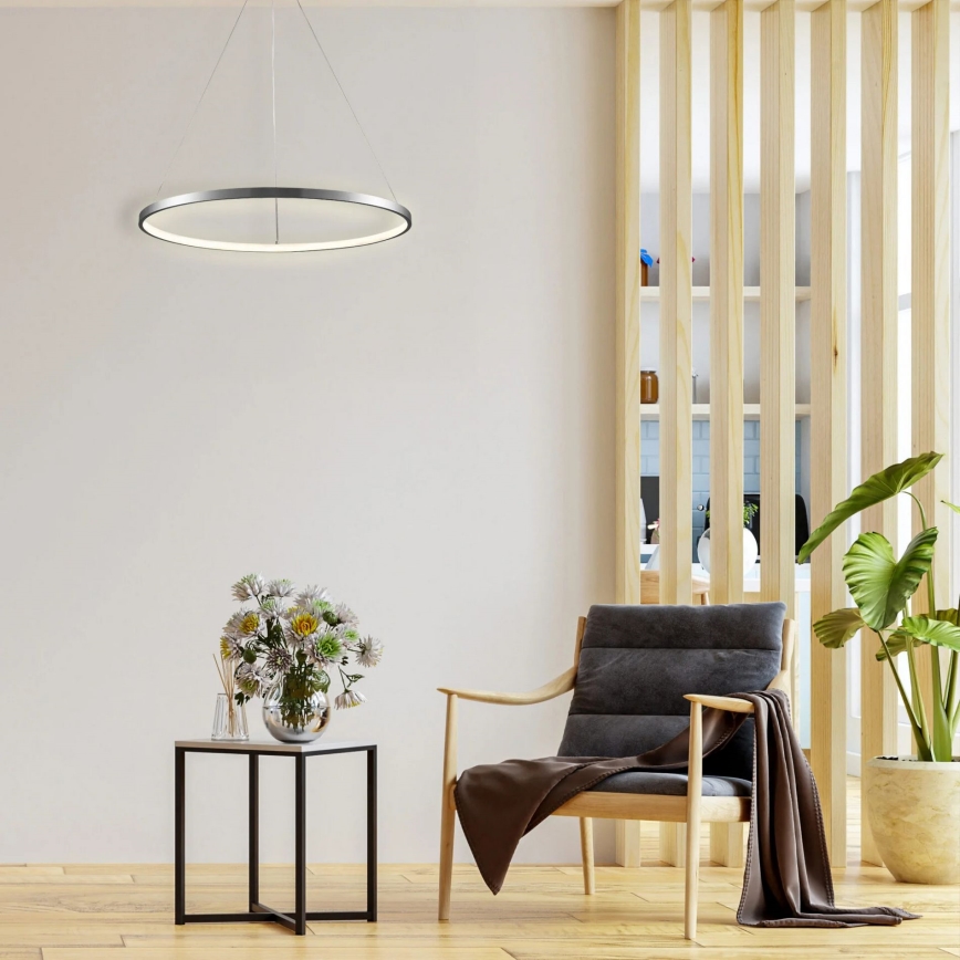LED Żyrandol na lince LEA LED/20W/230V 4000K śr. 50 cm matowy chrom