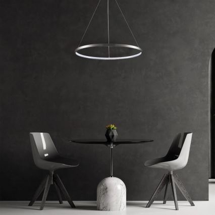 LED Żyrandol na lince LEA LED/20W/230V 4000K śr. 50 cm matowy chrom