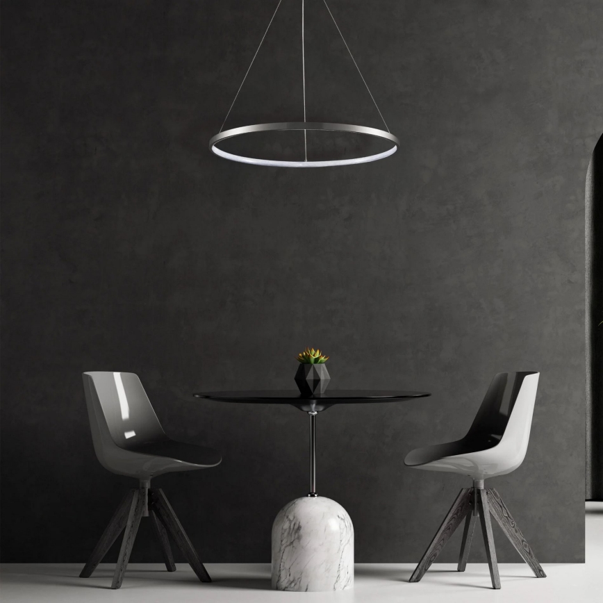 LED Żyrandol na lince LEA LED/20W/230V 4000K śr. 50 cm matowy chrom