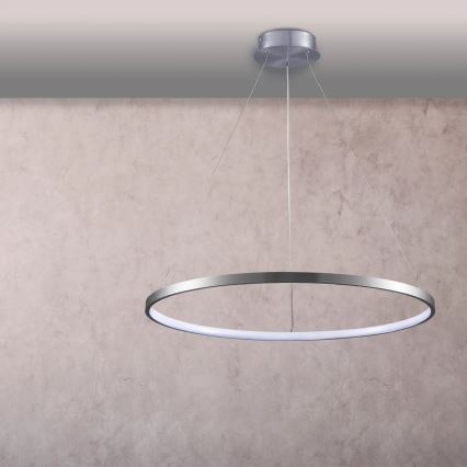 LED Żyrandol na lince LEA LED/20W/230V 4000K śr. 50 cm matowy chrom