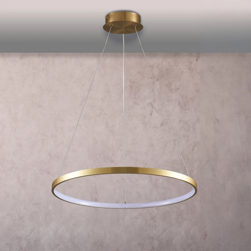 LED Żyrandol na lince LEA LED/20W/230V 4000K śr. 50 cm złoty
